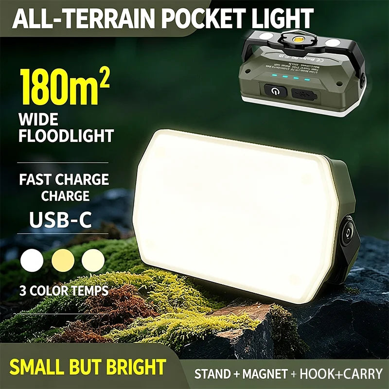Luz Colgante de Camping Recargable - Ambiente para Carpa