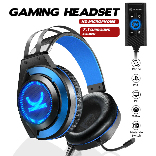 Audífonos Gamer Commander CM7000 Pro, Sonido Envolvente 7.1