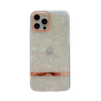 Carcasa de Lujo Estampado Concha para iPhone 11-14