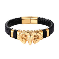Pulsera Trenzada de Acero Inoxidable, Diseño Constelación