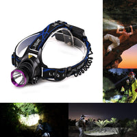 Linterna Frontal LED Vande T6, Ajustable