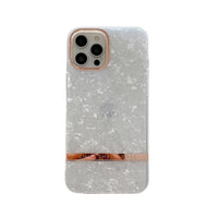 Carcasa de Lujo Estampado Concha para iPhone 11-14