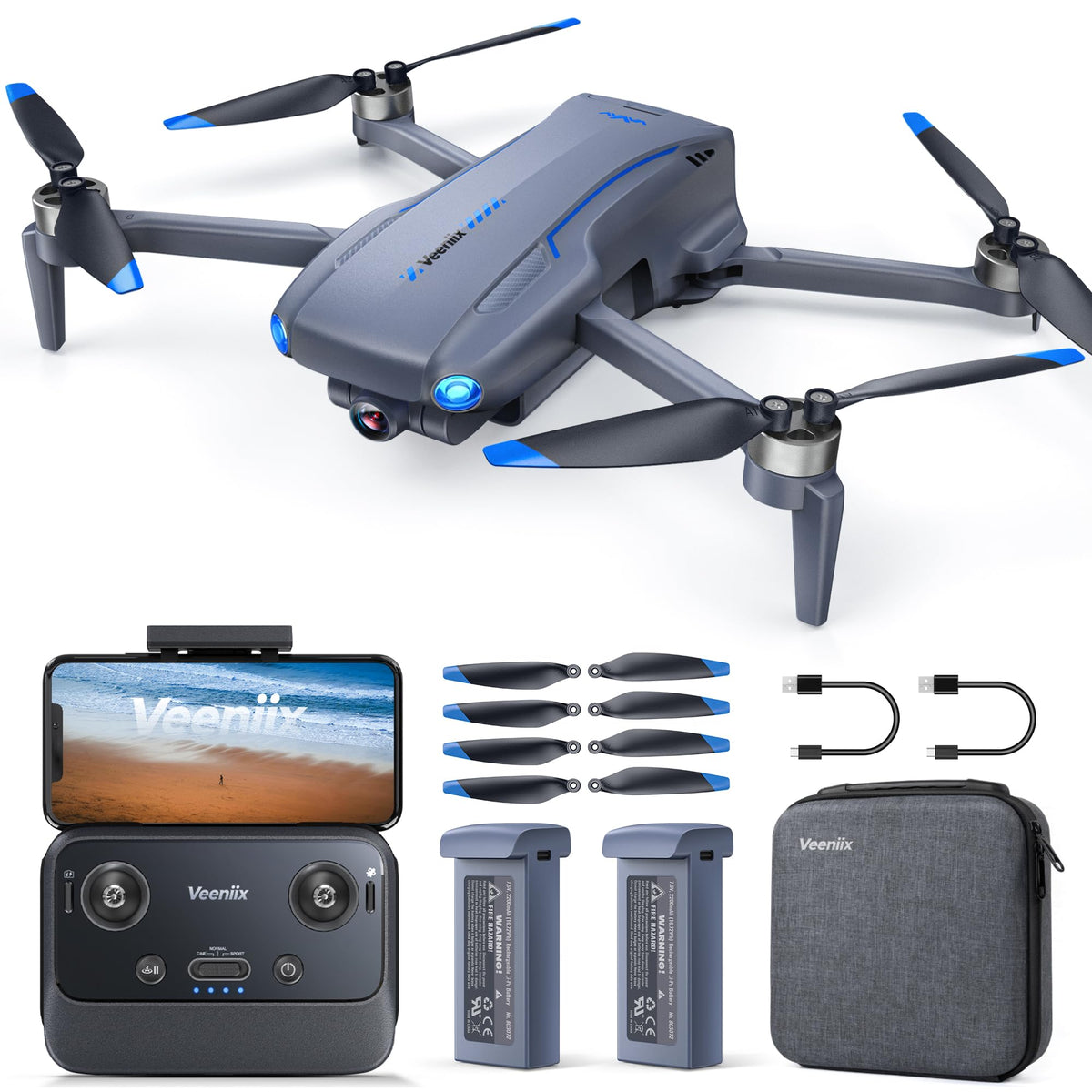 Drone V11 Mini SE con Cámara 4K, GPS y Retorno Automático
