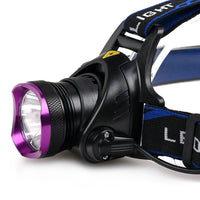 Linterna Frontal LED Vande T6, Ajustable