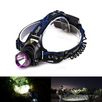 Linterna Frontal LED Vande T6, Ajustable