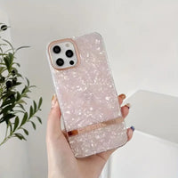 Carcasa de Lujo Estampado Concha para iPhone 11-14