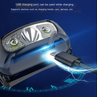 Linterna Frontal LED Recargable para Deportes al Aire Libre