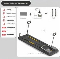 Tabla de Ejercicio con Rueda Abdominal para el Hogar