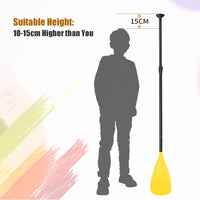 Remo de Surf para Niños 140-170cm, Varios Colores