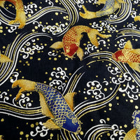 Tela de Algodón Estilo Japonés, Serie Estampado Koi