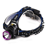Linterna Frontal LED Vande T6, Ajustable