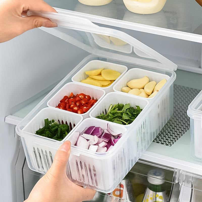 Set Organizador para Refrigerador con 6 Contenedores
