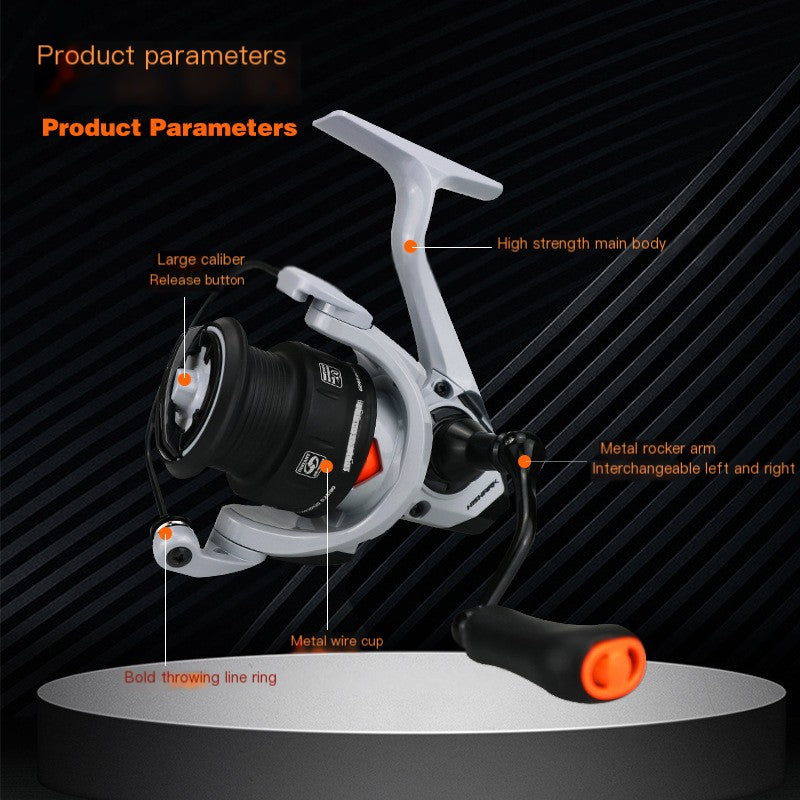 Carrete de Pesca Spinning Full Metal Black Shark
