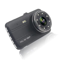 Cámara para Auto DVR Full HD 1080P, Doble Lente 4 Pulgadas