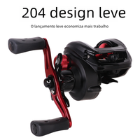 Carrete de Pesca Liviano con Sistema de Freno Turbo