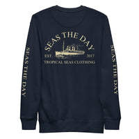 Polerón Premium Estampado Náutico "Seas The Day"
