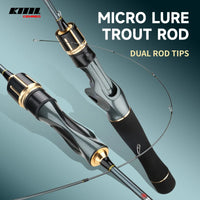 Caña de Pesca para Trucha, Punta Ligera L+UL - Spinning o Baitcasting