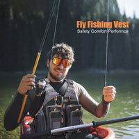 Chaleco Outdoor para Pesca y Kayak, con Espuma Flotante