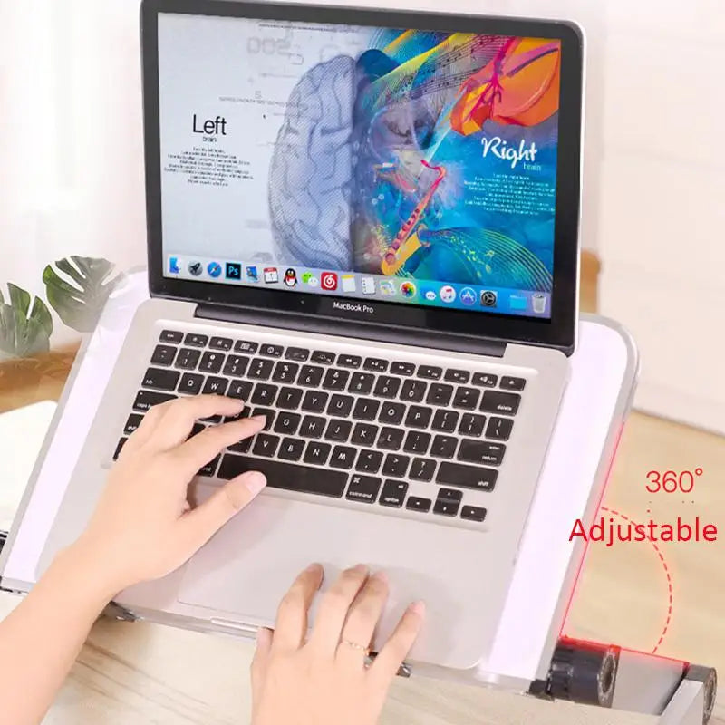Soporte Plegable para Laptop, Ajustable en Altura