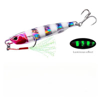 Señuelo Metálico Tipo Cuchara (Jig) - Varios Pesos, Pesca de Arrastre