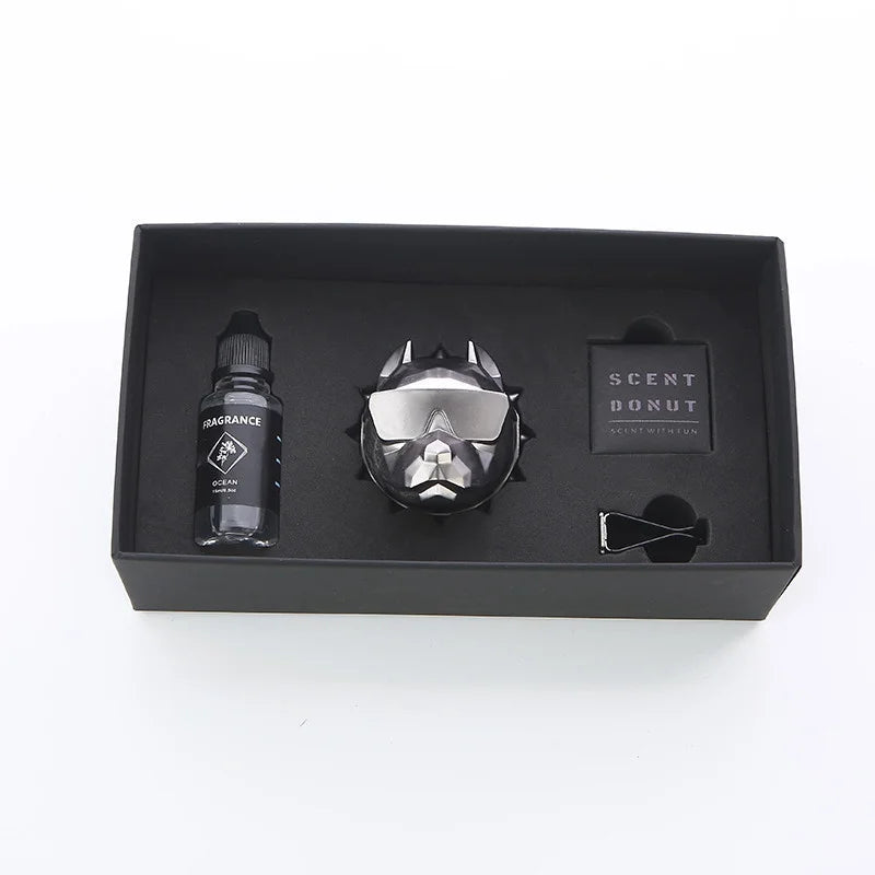 Ambientador de Auto de Perfume Sólido - Larga Duración, Diseño Bulldog