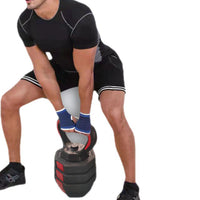Base y Mango Multiuso para Kettlebell y Discos de Pesas