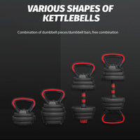 Base y Mango Multiuso para Kettlebell y Discos de Pesas