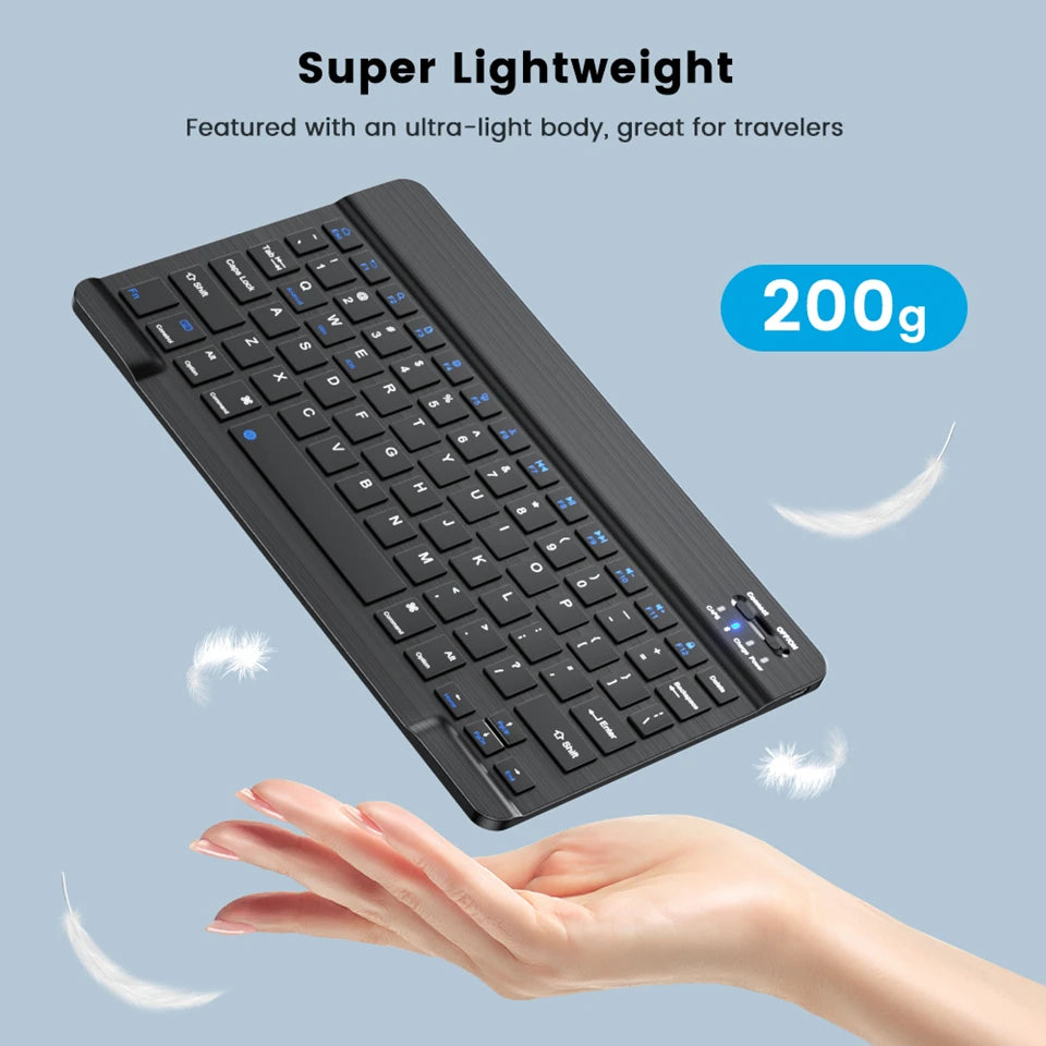 Teclado Mini Bluetooth Inalámbrico y Recargable