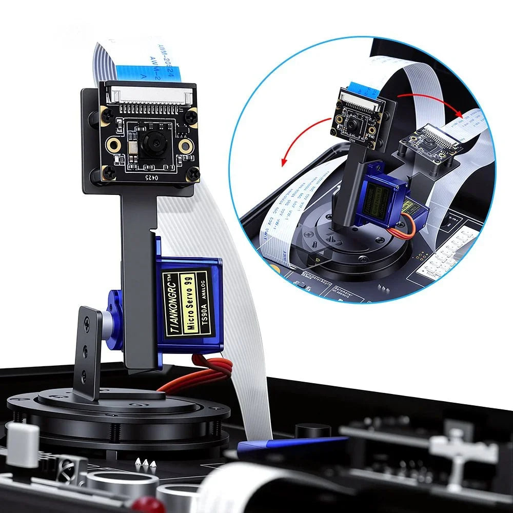 Kit de Iniciación IA con Módulo de Voz, Cámara y Sensores (sin placa Jetson Orin Nano)