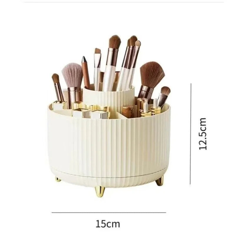 Organizador de Maquillaje Giratorio 360° - 5 Compartimentos