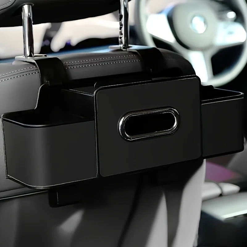 Organizador de Asiento de Auto con Caja y Portapañuelos