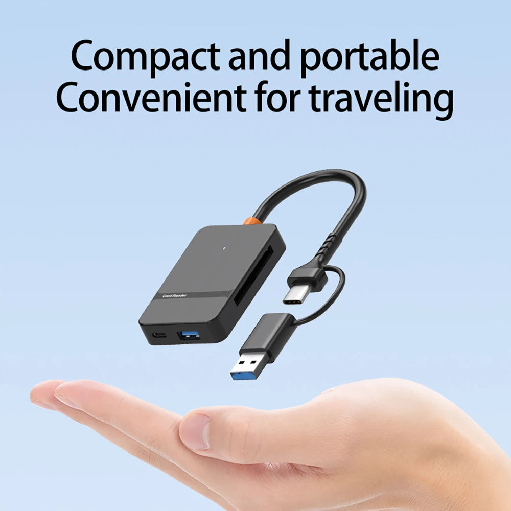 Lector de Tarjetas USB-C 8 en 1 Multifunción