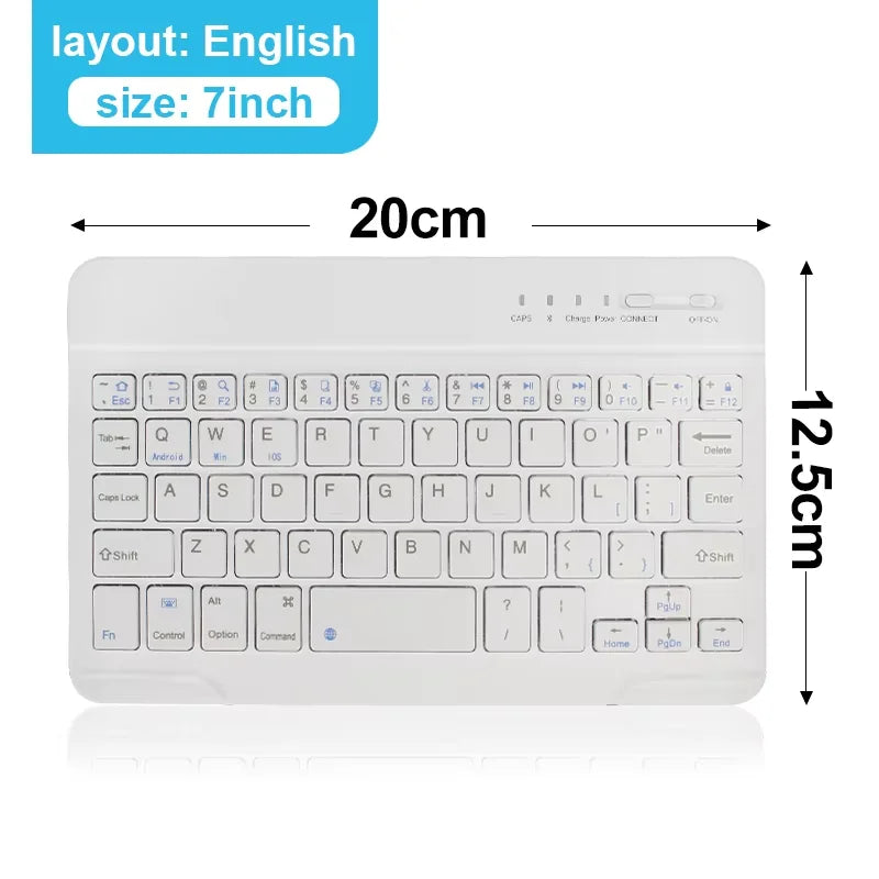 Teclado Mini Bluetooth Inalámbrico y Recargable