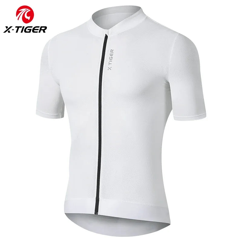 Jersey de Ciclismo X-TIGER, Transpirable, Manga Corta