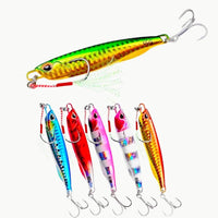 Señuelo Metálico Tipo Cuchara (Jig) - Varios Pesos, Pesca de Arrastre