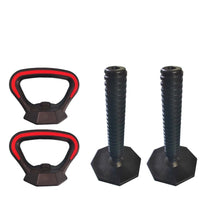 Base y Mango Multiuso para Kettlebell y Discos de Pesas