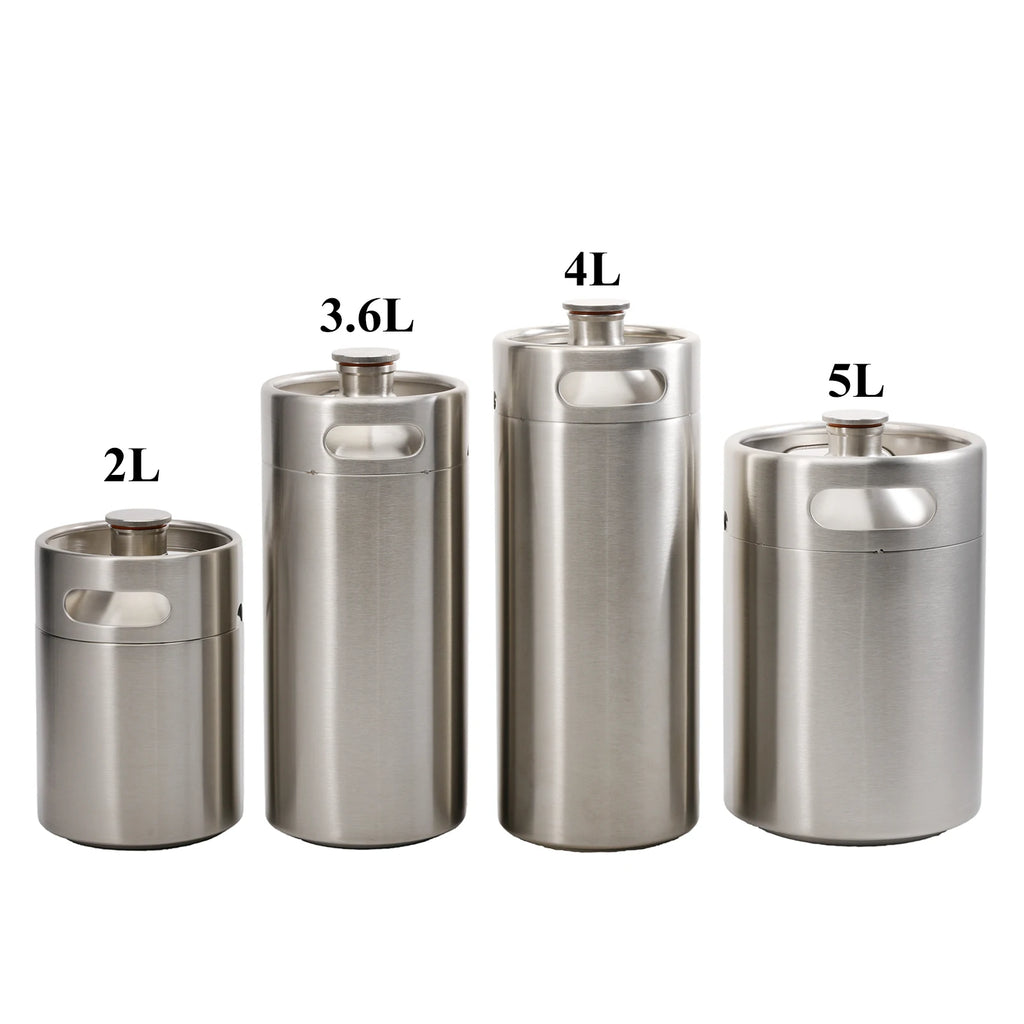 Mini Barril de Acero Inoxidable Recargable para Bebidas