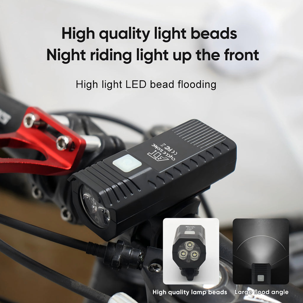 Set de Luces Delantera y Trasera para Bicicleta, LED Recargable