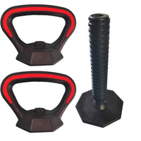 Base y Mango Multiuso para Kettlebell y Discos de Pesas
