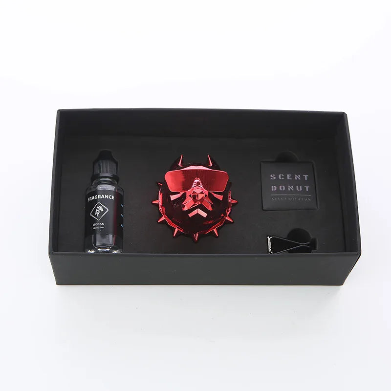 Ambientador de Auto de Perfume Sólido - Larga Duración, Diseño Bulldog
