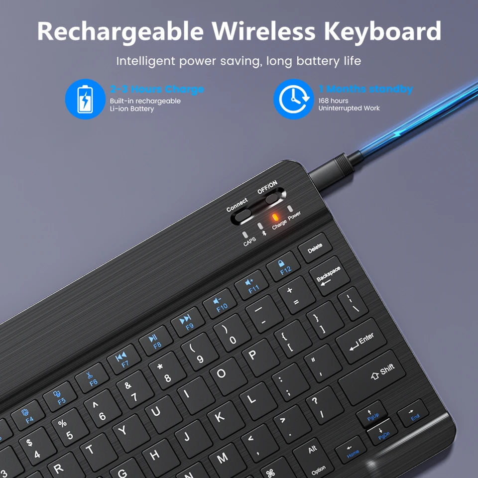 Teclado Mini Bluetooth Inalámbrico y Recargable