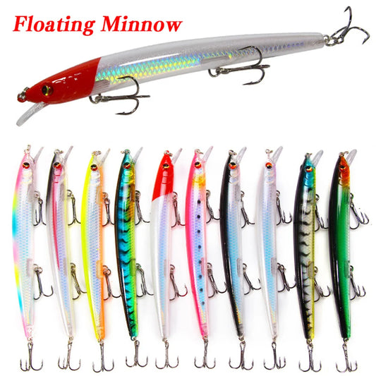 Señuelo Minnow Flotante 135mm - Efecto Pez Volador