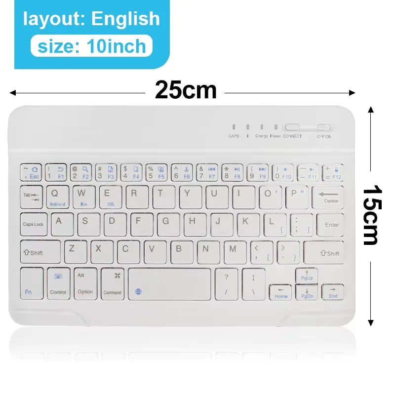 Teclado Mini Bluetooth Inalámbrico y Recargable