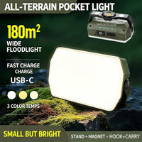 Luz Colgante de Camping Recargable - Ambiente para Carpa