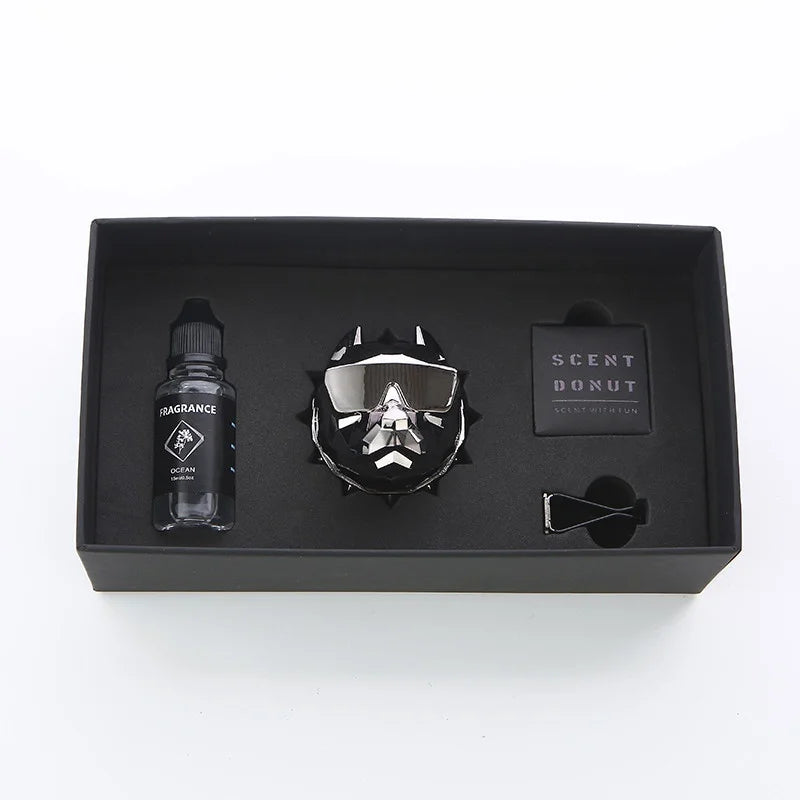Ambientador de Auto de Perfume Sólido - Larga Duración, Diseño Bulldog
