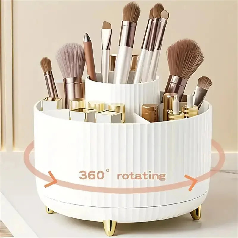 Organizador de Maquillaje Giratorio 360° - 5 Compartimentos