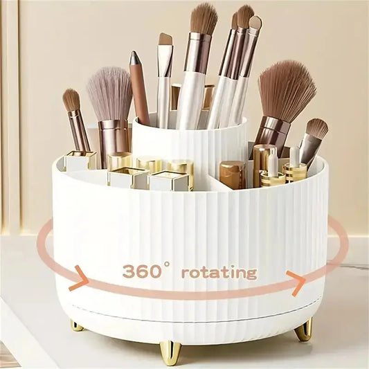Organizador de Maquillaje Giratorio 360° - 5 Compartimentos