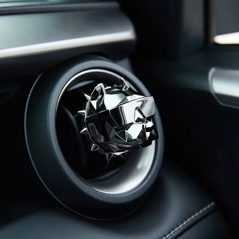 Ambientador de Auto de Perfume Sólido - Larga Duración, Diseño Bulldog