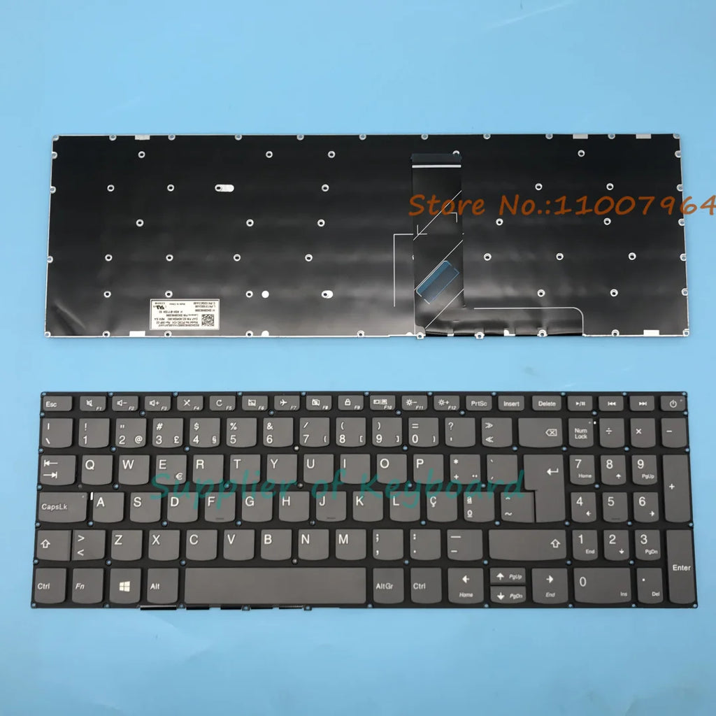 Teclado de Reemplazo en Portugués para Laptop Lenovo V15