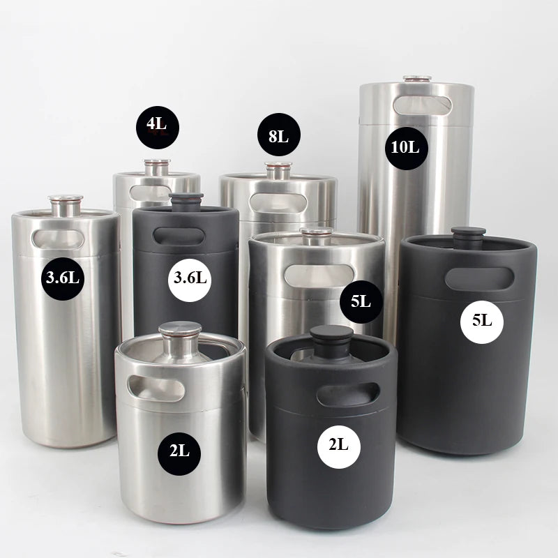 Mini Barril de Acero Inoxidable Recargable para Bebidas